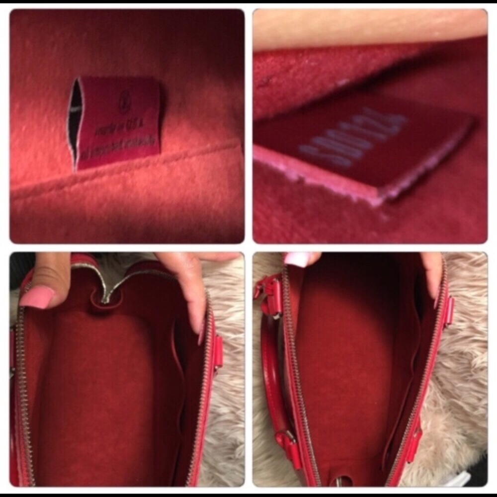 SOLD Authentic Louis Vuitton Epi Alma MM Red - Picture 7 of 7